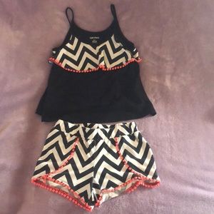 Girl 2 piece short set